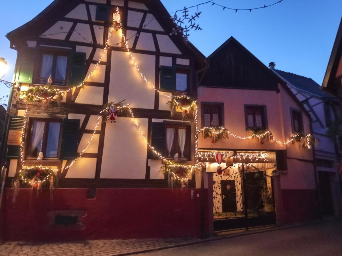 Gites Aux Fines Bulles D'Alsace Spa Privatif En Supplement Bergheim Kültér fotó