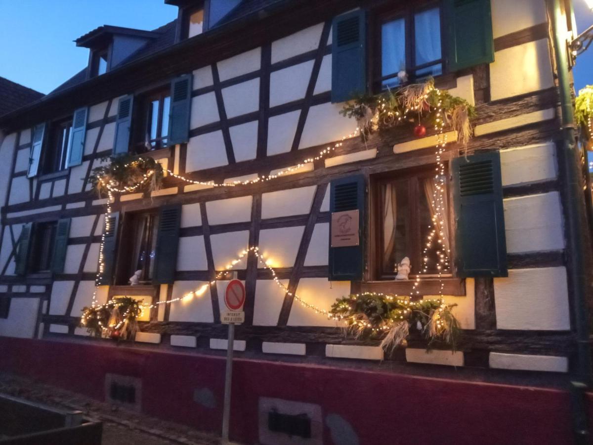 Gites Aux Fines Bulles D'Alsace Spa Privatif En Supplement Bergheim Kültér fotó